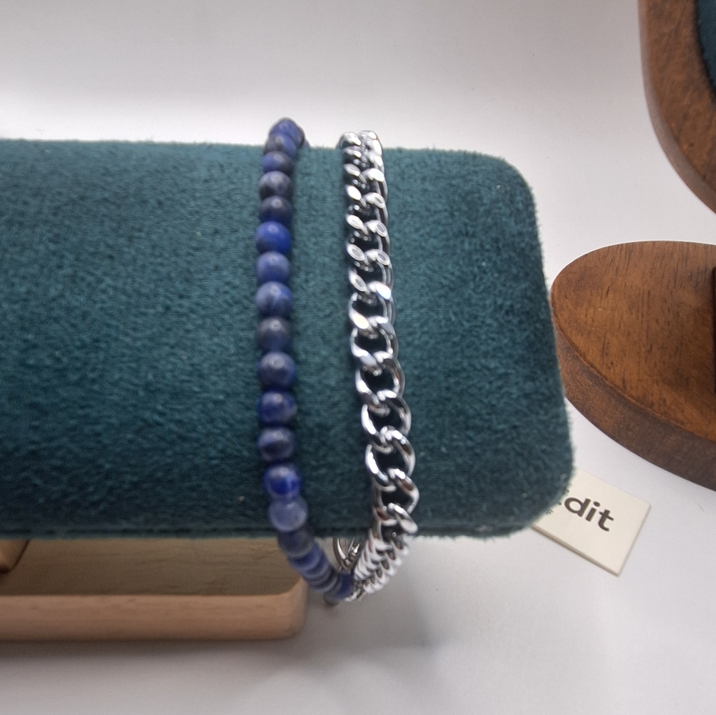 Open Edit Mixed Chain Bead Bracelet | Waterproof Nwt
